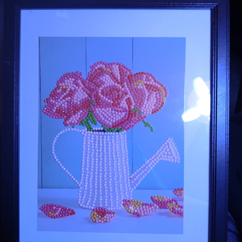Rose diamond painting